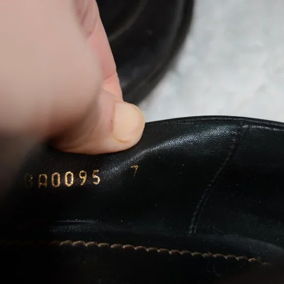 Louis Vuitton loafers men's size 7 Sorbonne style FLAWED please read - Picture 8 of 16